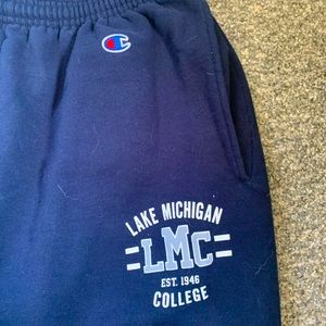 Navy Blue Champion Athletic Sweatpants